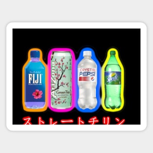 Retro Drinks Art Flex Magnet